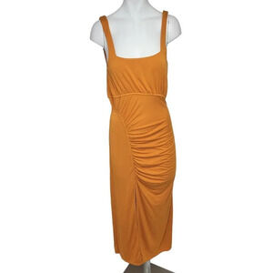 Revolve House of Harlow 1960  Ruched Midi Dress Size M
